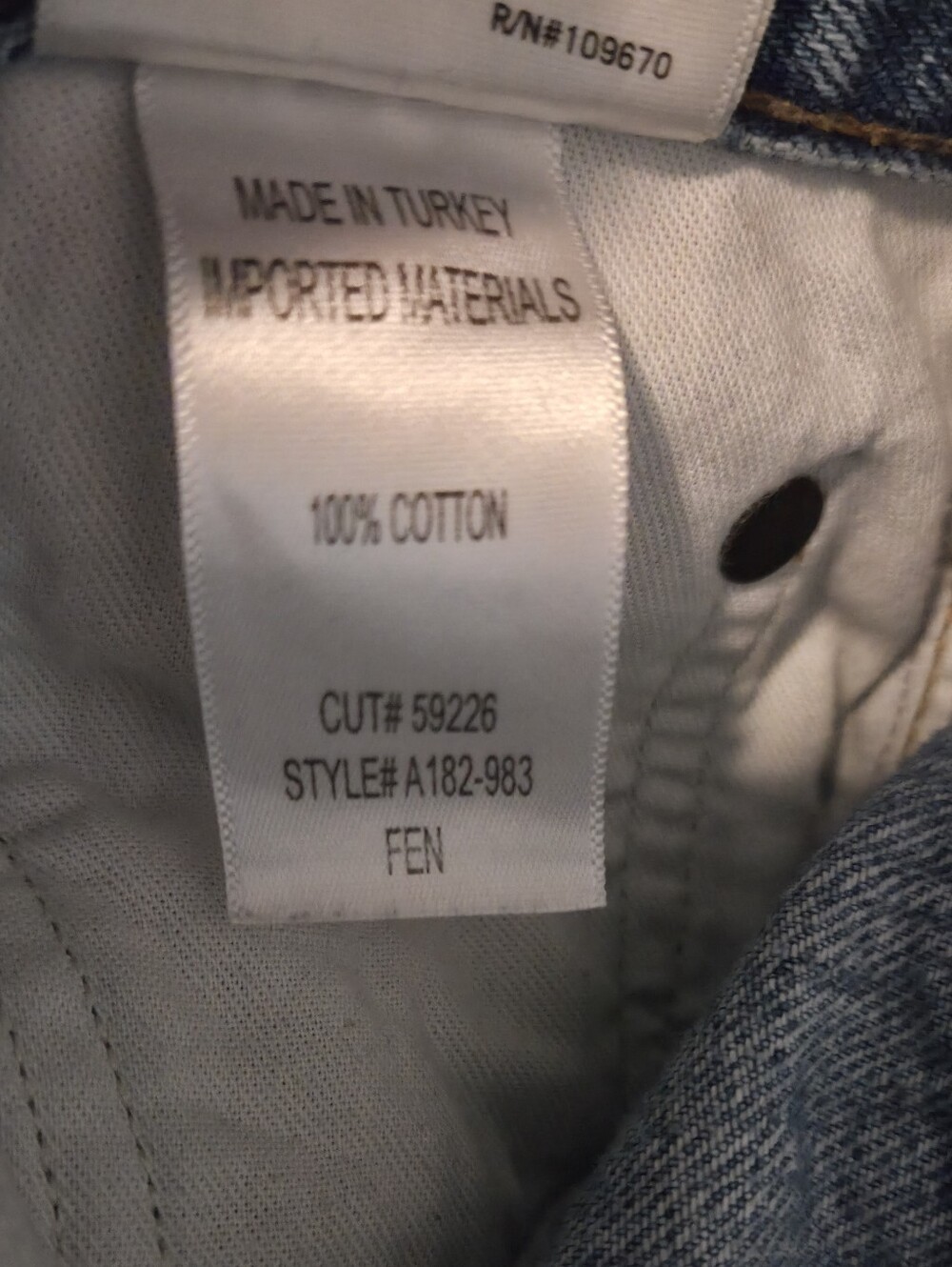 Agolde Classic High-Rise Straight Leg Women’s Jeans - Light Blue - Picture 15 of 15